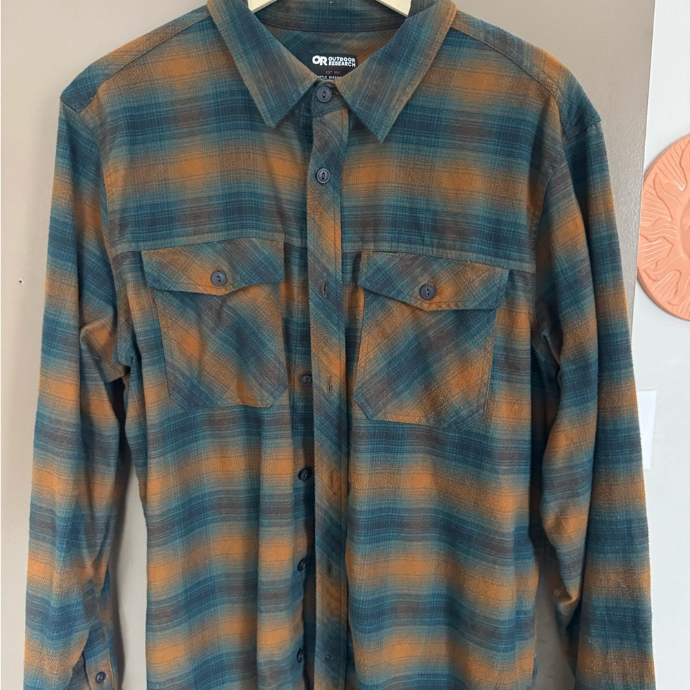 Outdoor Research Plaid Button-Up Shirt